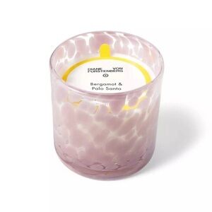 DVF x Target Dot Glass Pink Bergamot Palo Santo 6oz Candle Diane Von Furstenberg